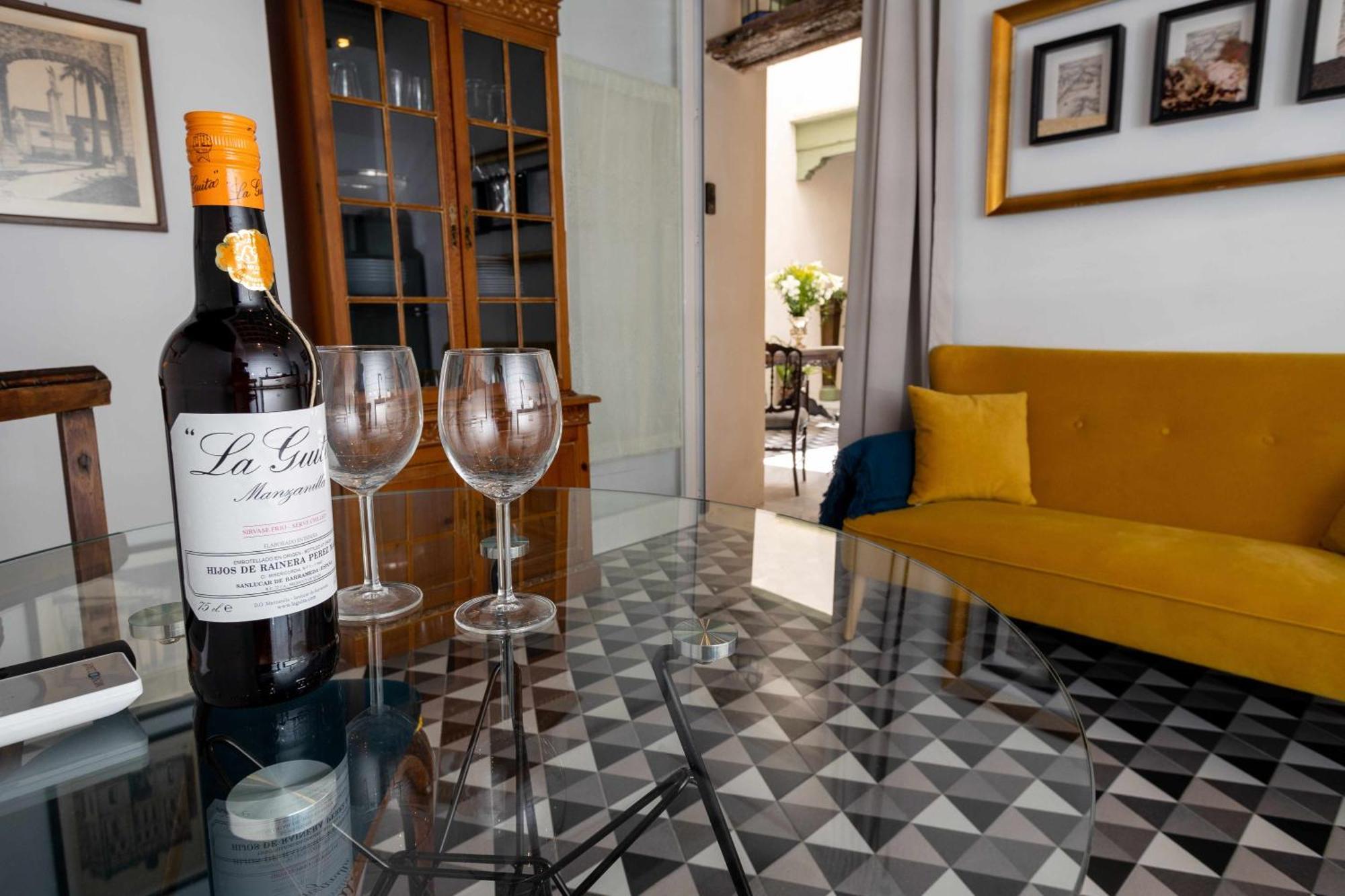 אל פוארטו דה סנטה מריה Casa Portus Gaditanus S XVIII Patio Andaluz חדר תמונה