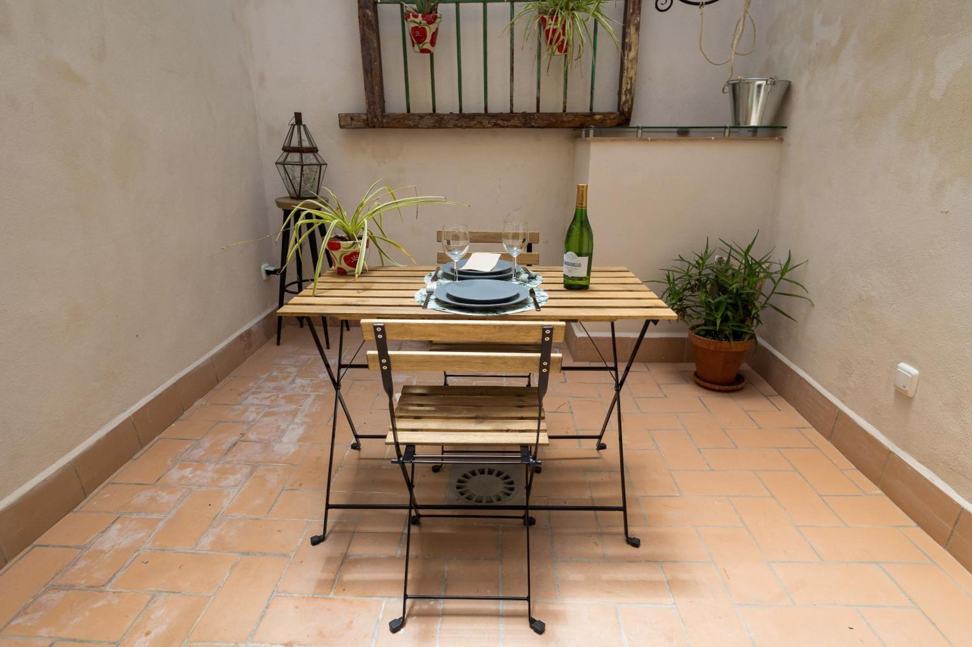 אל פוארטו דה סנטה מריה Casa Portus Gaditanus S XVIII Patio Andaluz חדר תמונה